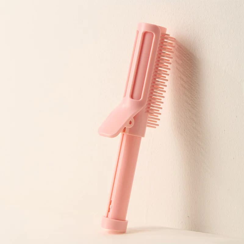 V888-ELOSUNG17082-214445-00 3-pack Pink Portable Hairstyle Brush for Root Volume - Multifunction Hair Styling Tool - Image 1