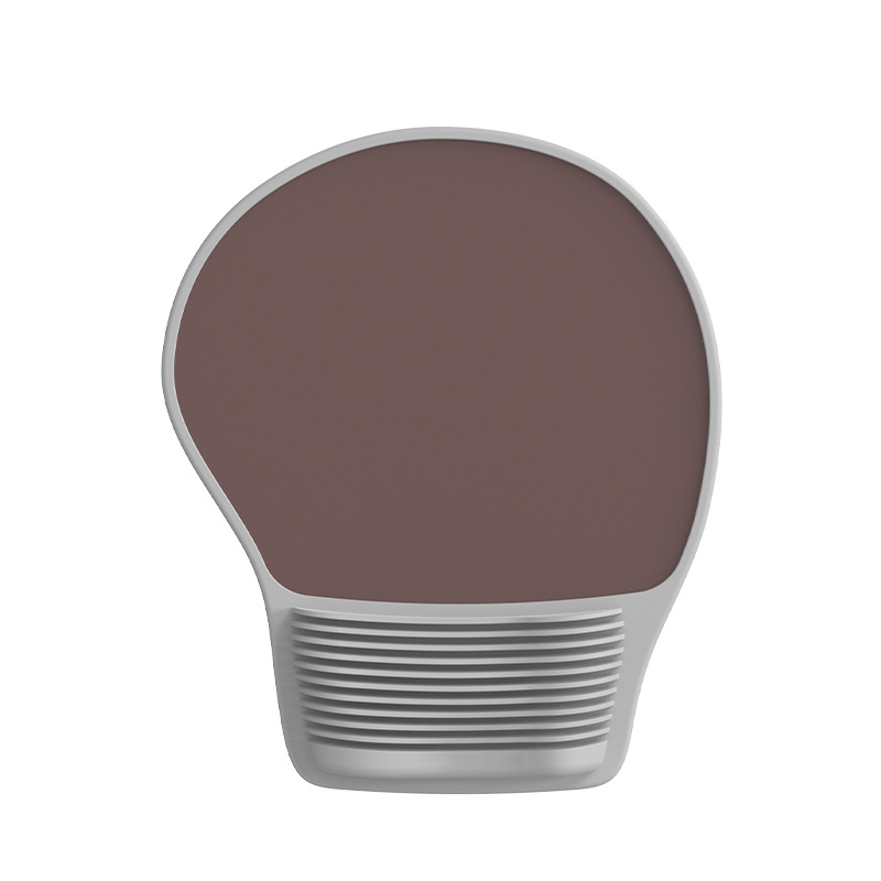 V888-ELOSUNG17128-214381-00 Brown Ergonomic Silicone Mouse Wrist Rest Pad - Comfortable Hand Support for Keyboard and Mouse - Image 1