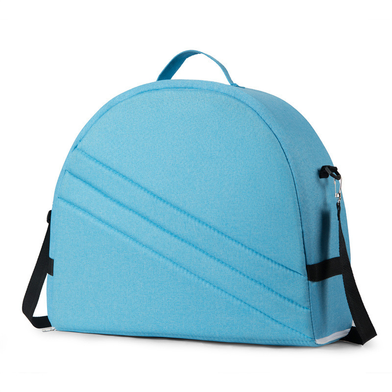 V888-ELOSUNG17313-215633-00 Blue Portable Multi-Purpose Baby Bed and Diaper Backpack – Lightweight, Waterproof, Canvas + Polyester Material, Travel Essential for Moms(With mosquito net and small toys) - Image 1