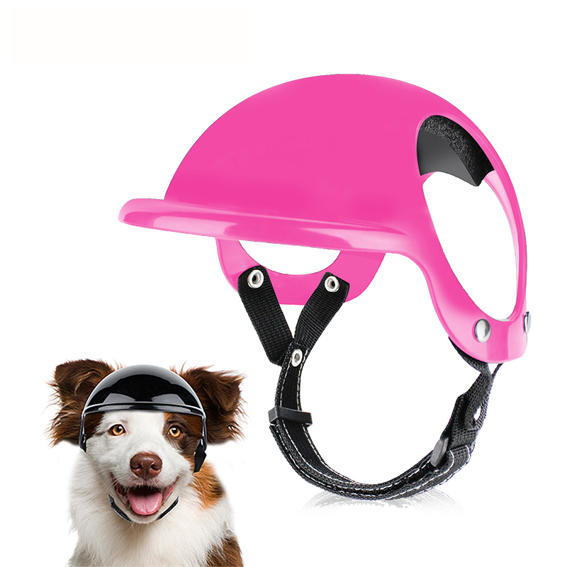 V888-ELOSUNG17320-215640-00 Size M Pink Pet Safety Helmet - Stylish Protective Headgear for Dogs - Image 1