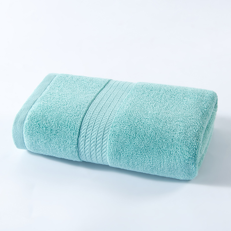 V888-ELOSUNG17823-224157-00 Mint Green Premium Thick Cotton Bath Towel for Adults - Soft and Absorbent Bathroom Towel - Image 1