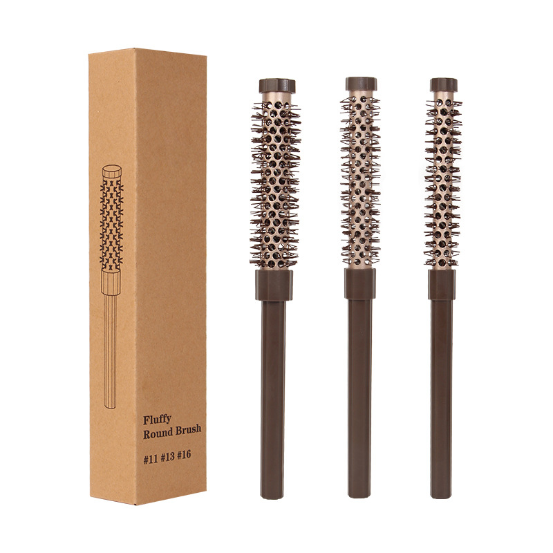 V888-ELOSUNG18246-202505131942-00 Fluffy Round Hair Brush Set #11 #13 #16 - Volumizing Ceramic Styling Tools for Salon-Perfect Blowouts - Image 1