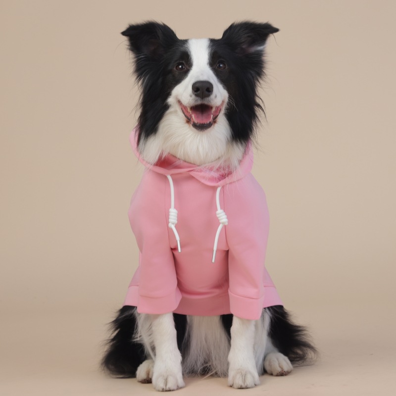 V888-ELOSUNG19195-202502241420-00 8XL Pink Cute Dog Hoodie with Adjustable Drawstring - Available in Various Sizes - Image 1