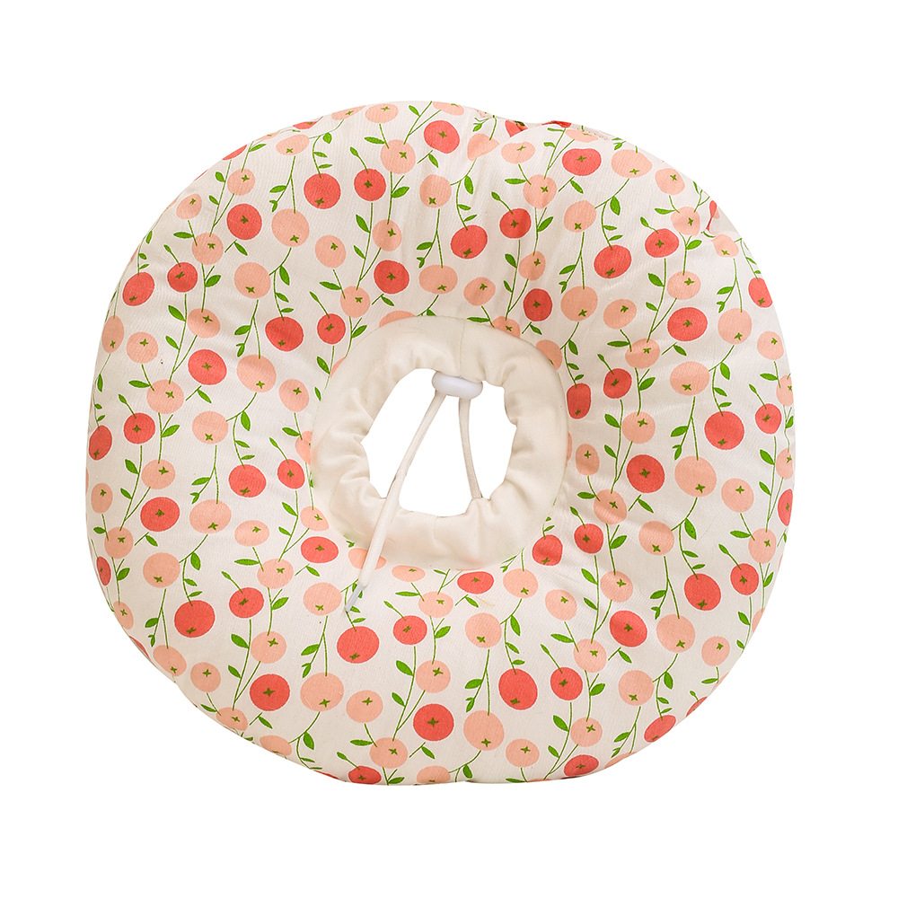 V888-ELOSUNG20997-202503131511-00 2 pcs Small Cherry Soft Pet Recovery Collar - Comfortable Anti-Lick Cone for Cats & Dogs Size M - Image 1