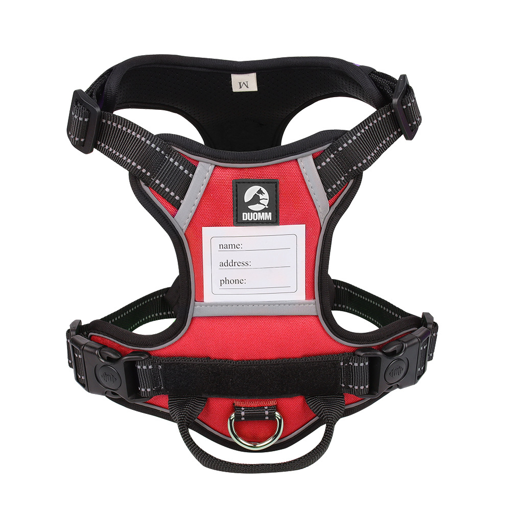 V888-ELOSUNG21880-202503131521-00 Size M Red Reflective No-Pull Dog Harness - Adjustable & Durable for Large Breeds, Anti-Escape Design - Image 1