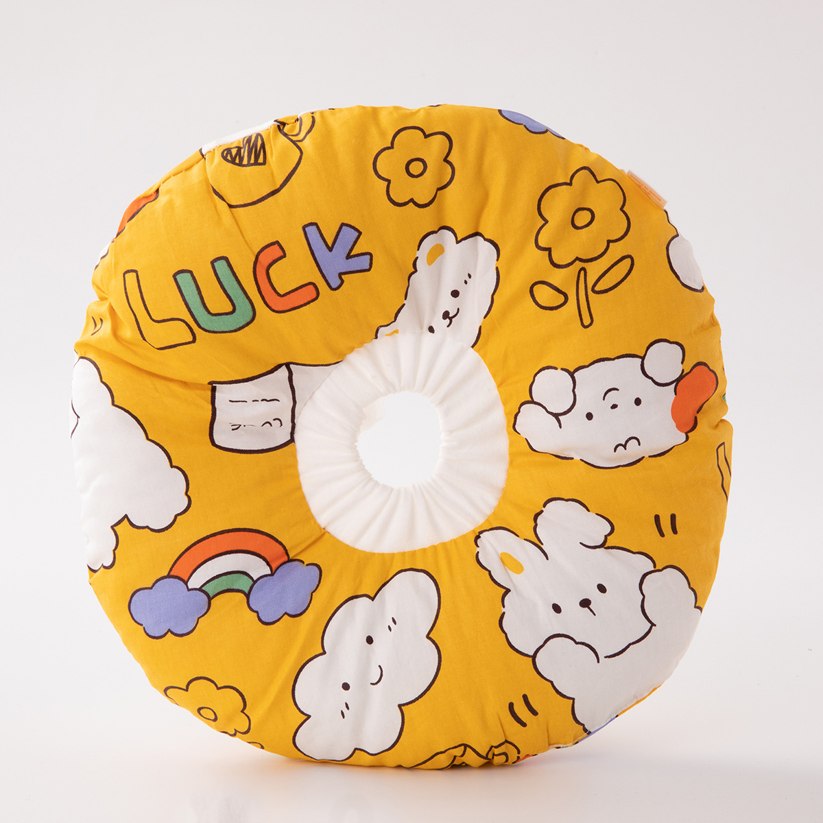 V888-ELOSUNG22067-202503141200-00 2 pcs Cloud Rabbit Pet Recovery Collar - Comfortable Anti-Lick Cone for Cats & Dogs Size L - Image 1