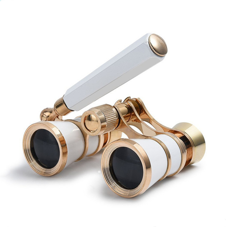 V888-ELOSUNG22436-202503251506-00 White Elegant Theatre Binoculars - Portable & Stylish Handheld Opera Glasses (Focal length: 400mm) - Image 1