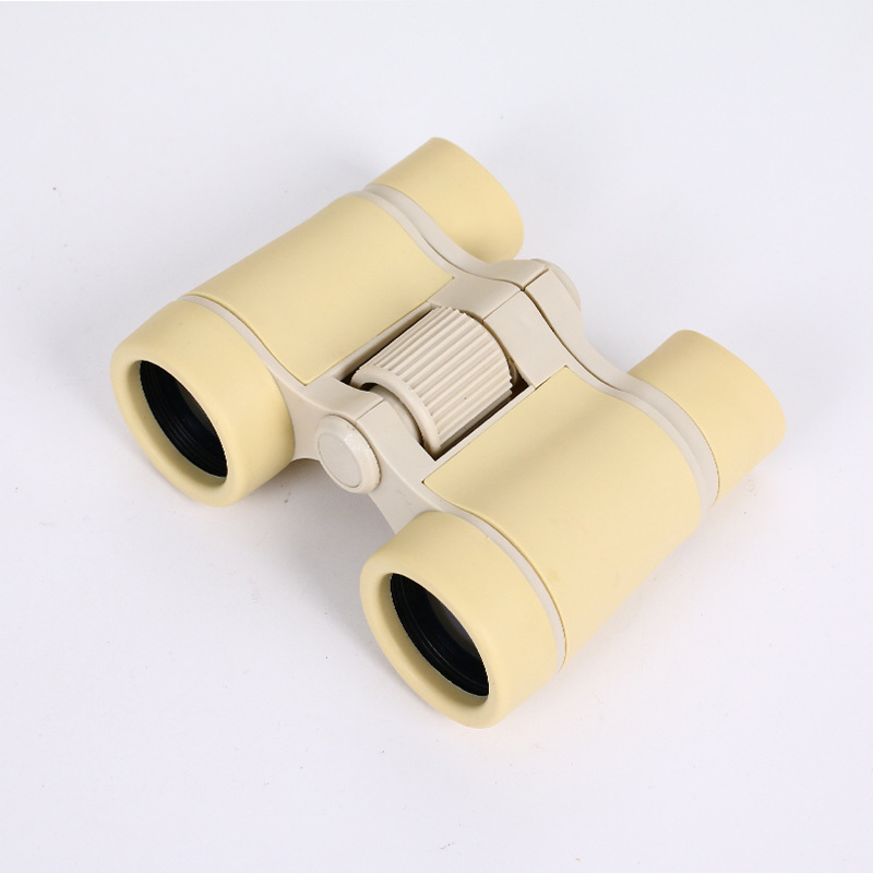 V888-ELOSUNG22445-202503251459-00 2 pcs Yellow Kids Toy Binoculars - 4x Magnification, Safe ABS Construction - Image 1