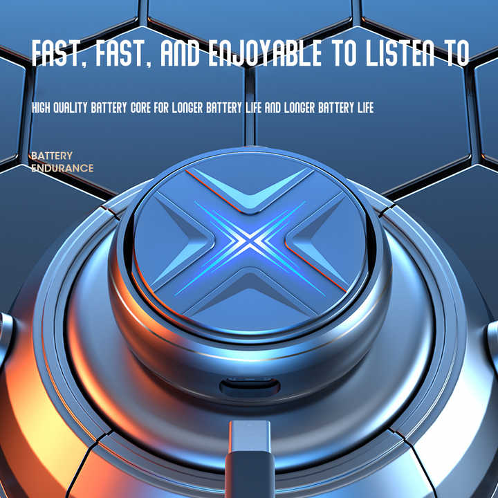 V888-ELOSUNG22616-202503282041-00 Grey Bluetooth 5.3 Wireless Earbuds - Hi-Fi Audio, Comfortable In-Ear, Fingerprint Touch - Image 1