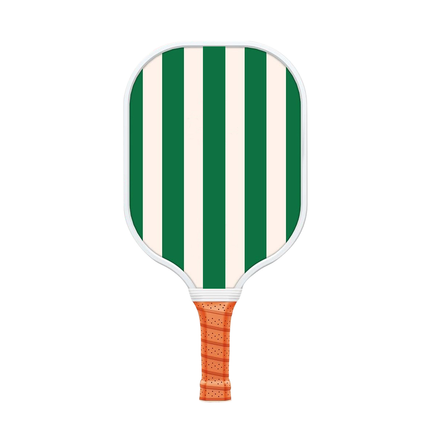 V888-ELOSUNG23602-202504141406-00 Style 4 White And Green T700 Carbon Fiber & Fiberglass Pickleball Paddle - Lightweight 220g with Anti-Slip TPU Grip for Training & Competition - Image 1
