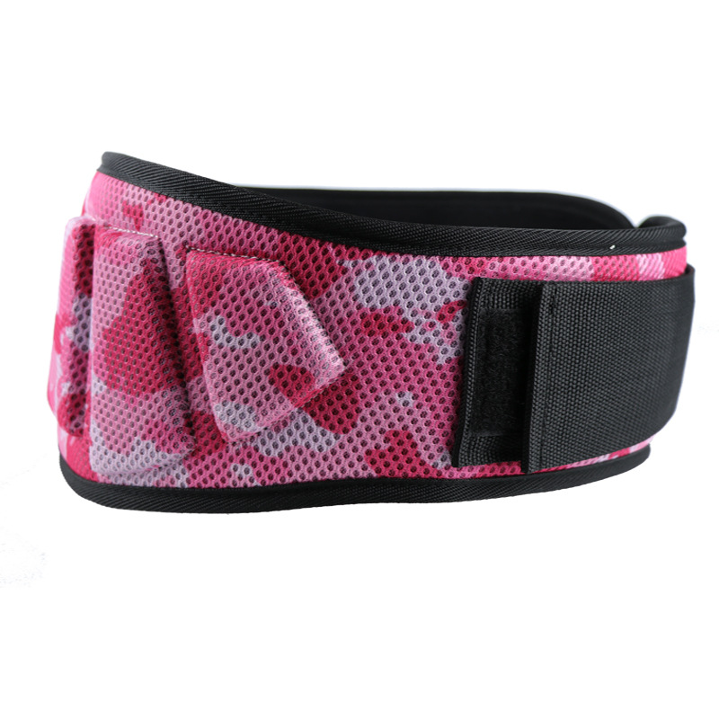 V888-ELOSUNG23885-202504141630-00 Size XL Pink Camouflage Camo Weightlifting Belt - EVA Nylon Gym Belt for Squats, Deadlifts & Lumbar Support - Image 1