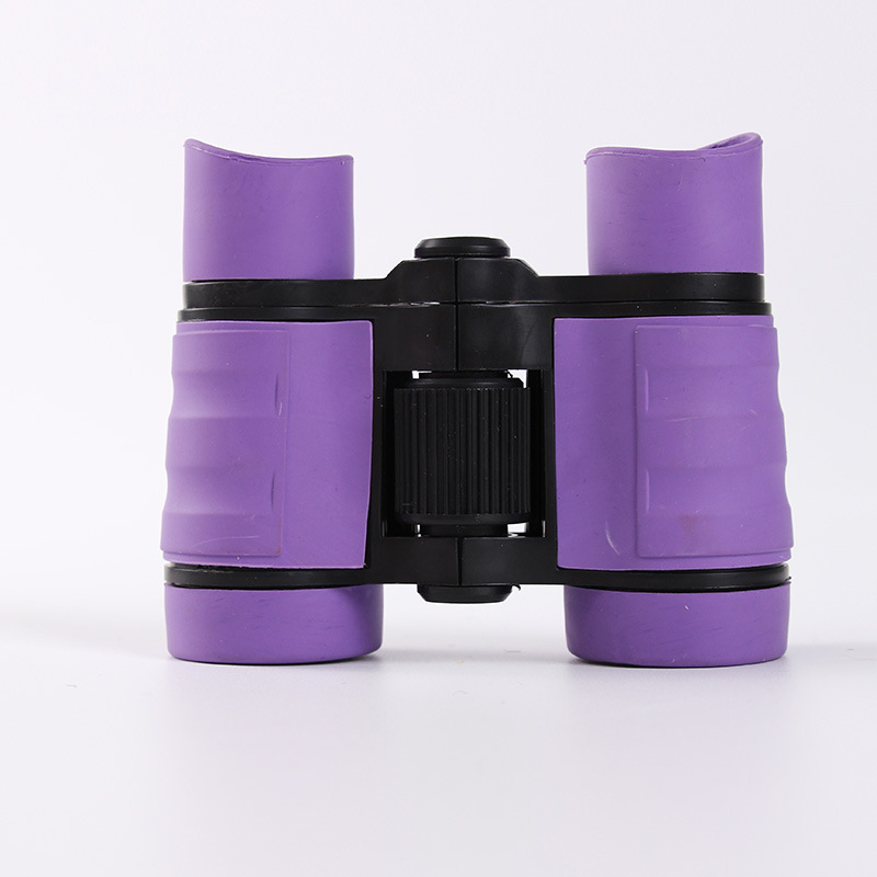 V888-ELOSUNG24162-202503251516-00 Purple 2-Pack 4x30 Kids Binoculars Set - Lightweight & Durable for Young Explorers - Image 1