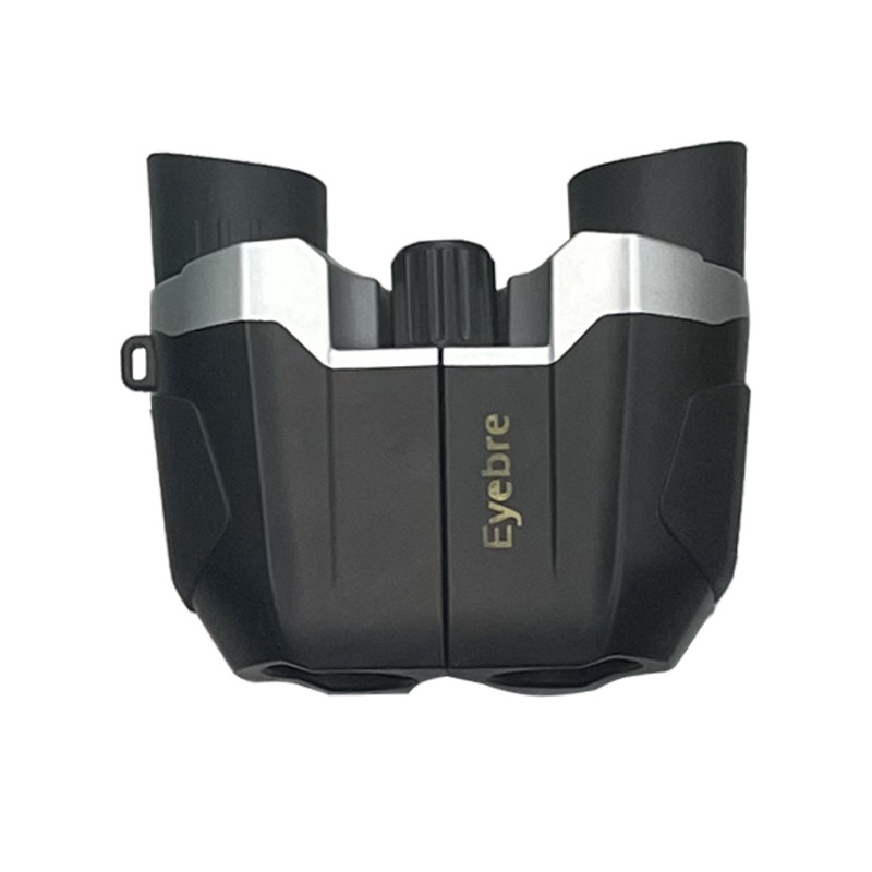 V888-ELOSUNG24177-202503251540-00 Black-silver (matte finish) 10x22 Kids Binoculars - Multi-Color Compact High-Definition Telescope for Outdoor Adventures & Concerts - Image 1