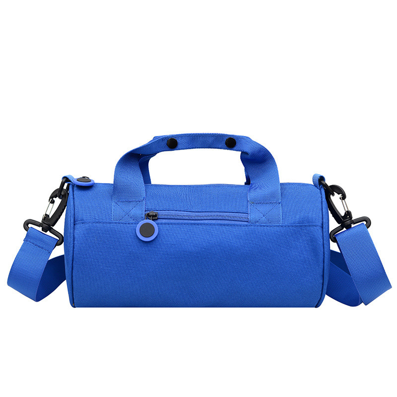 V888-ELOSUNG25569-202504281507-00 Waterproof Oxford Cylindrical Travel Bag - Large Capacity Handbag with Shoulder Strap(Blue) - Image 1
