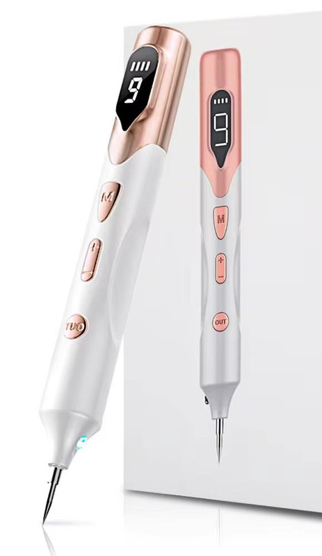 V888-ELOSUNG25672-202505071442-00 Professional 9-Level Skin Tag & Spot Remover Pen - USB Rechargeable Beauty Device(gold) - Image 1