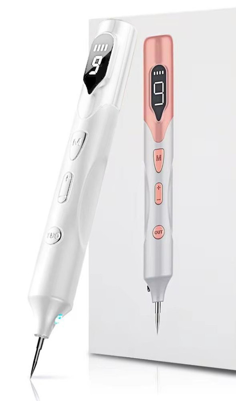 V888-ELOSUNG25675-202505071511-00 Professional 9-Level Skin Tag & Spot Remover Pen - USB Rechargeable Beauty Device(White) - Image 1