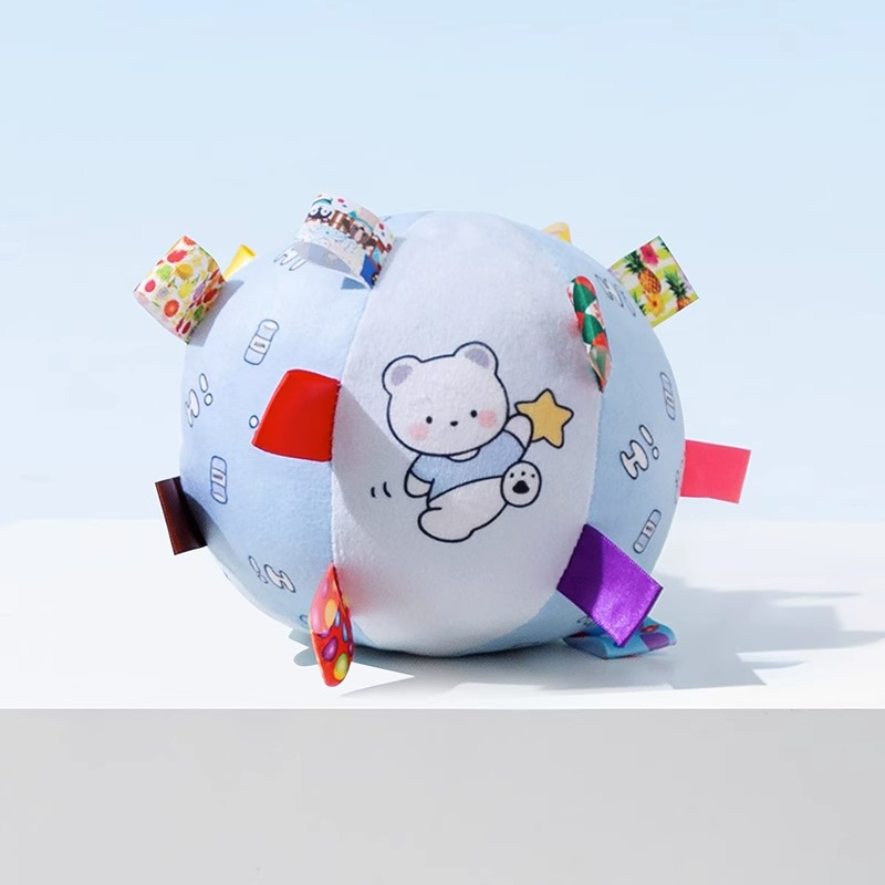 V888-ELOSUNG25936-202505151653-00 Durable Dog Training Interactive Ball with Sensory Tags(Blue Star Bear) - Image 1