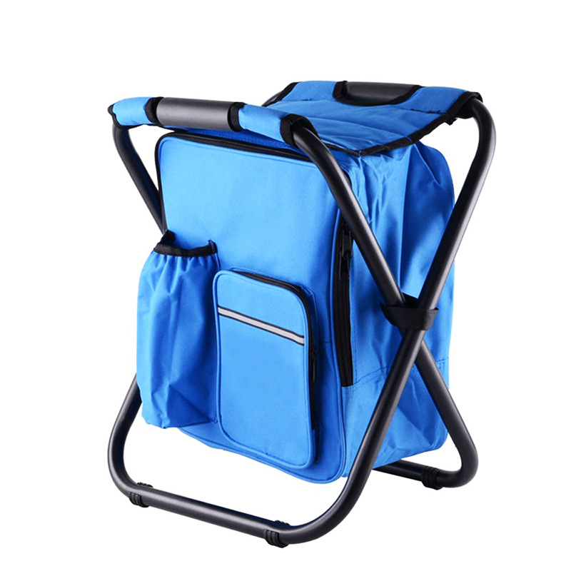 V888-ELOSUNG26076-202504141615-00 Blue Insulated Cooler Backpack Chair - Foldable Stool for Picnics & BBQ - Image 1