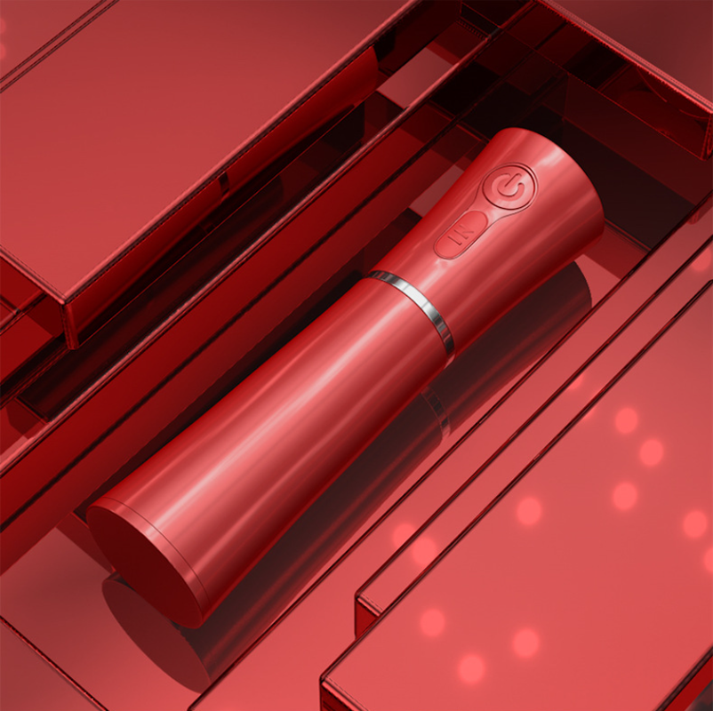 V888-ELOSUNG26186-202504171636-00 Red 2 in 1 Cool Mist Humidifier and Facial Moisturizer - USB Rechargeable Portable Nano Sprayer - Image 1