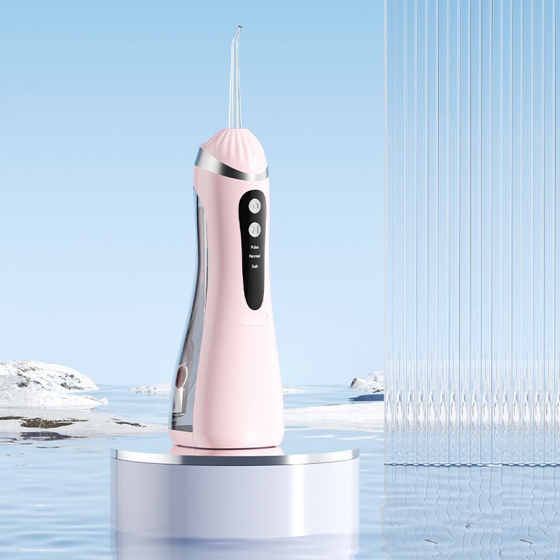 V888-ELOSUNG26609-202505131631-00 Pink Portable Ultrasonic Oral Irrigator with 3 Cleaning Modes Smart Teeth Cleaning Machine - Image 1