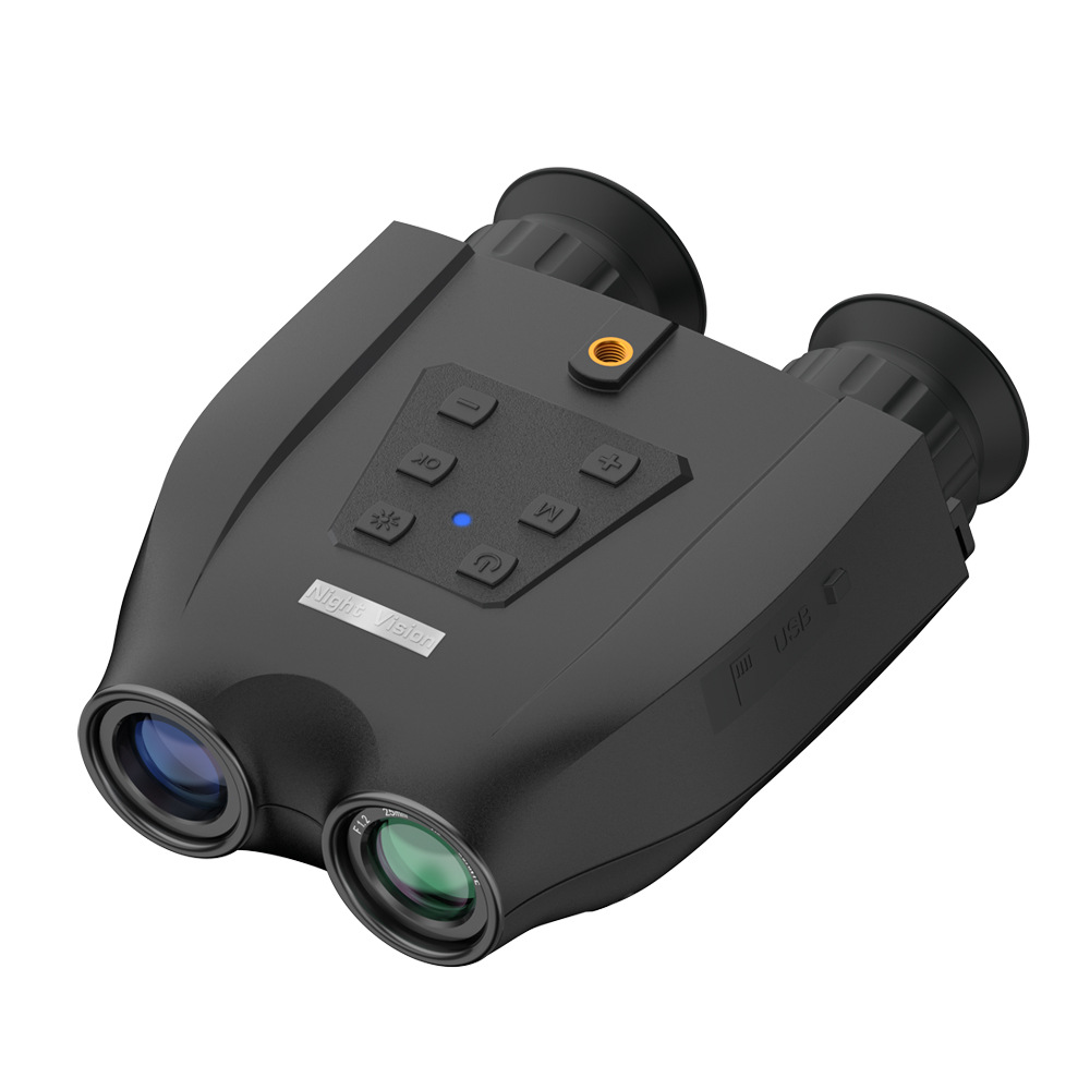 V888-ELOSUNG27374-202505081720-00 Black Professional HD Digital Night Vision Binoculars - 6X Optical Zoom, IR Illumination, Record 2.5K Video & 48MP Photos - Image 1