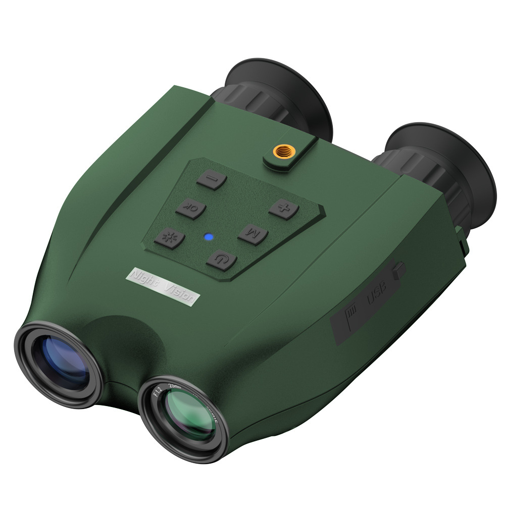 V888-ELOSUNG27375-202505081720-00 Green Professional HD Digital Night Vision Binoculars - 6X Optical Zoom, IR Illumination, Record 2.5K Video & 48MP Photos - Image 1