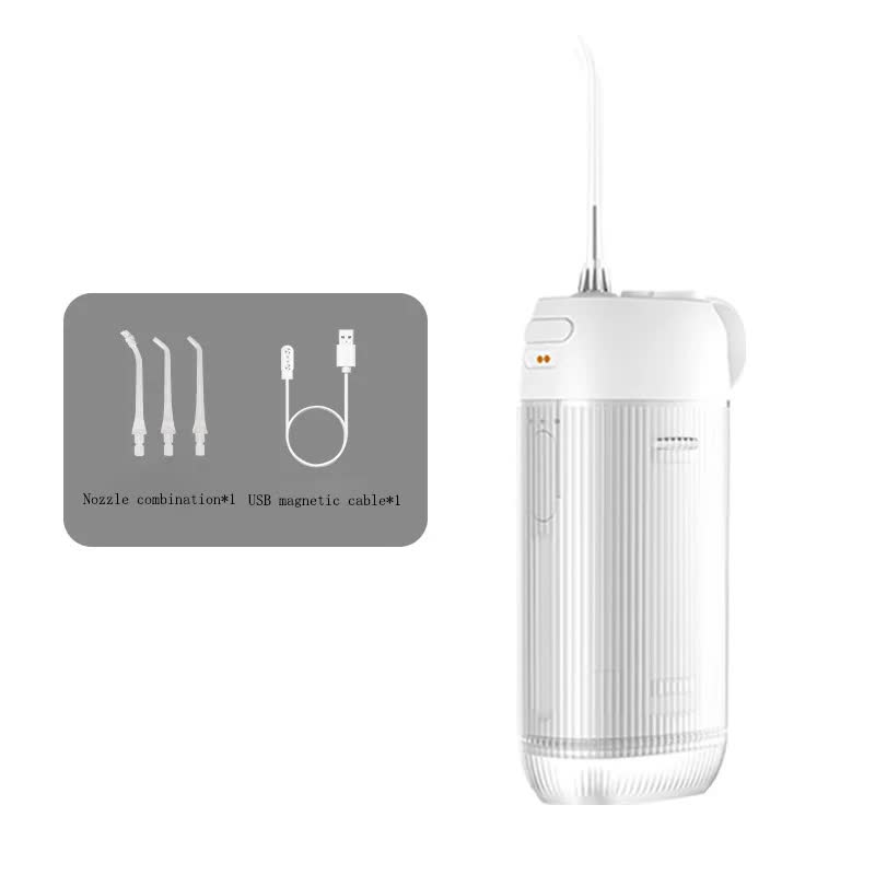V888-ELOSUNG27437-202505131946-00 White Advanced Portable Water Flosser - USB Rechargeable Cordless Oral Irrigator, 3 Modes, IPX7 Waterproof for Travel & Home - Image 1