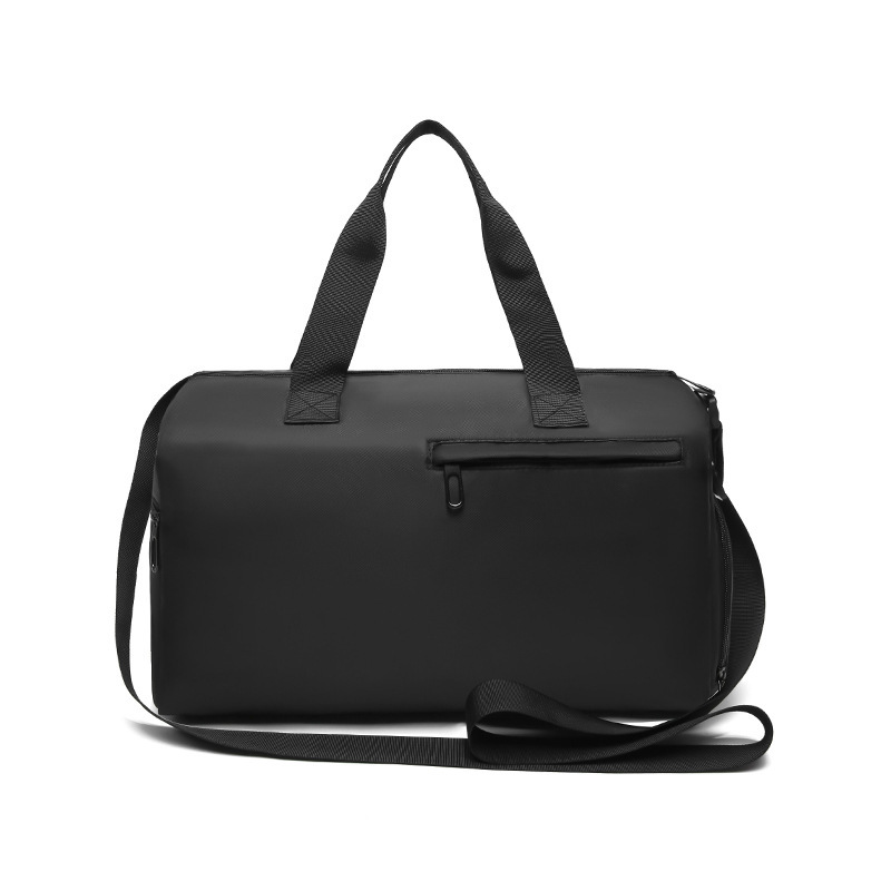 V888-ELOSUNG28167-202504281546-00 Black Men's Large Capacity Sports Duffel Bag with Wet/Dry Separation Pocket - Travel & Gym Tote - Image 1