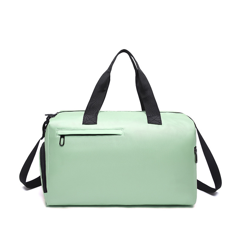 V888-ELOSUNG28168-202504281547-00 Green Men's Large Capacity Sports Duffel Bag with Wet/Dry Separation Pocket - Travel & Gym Tote - Image 1