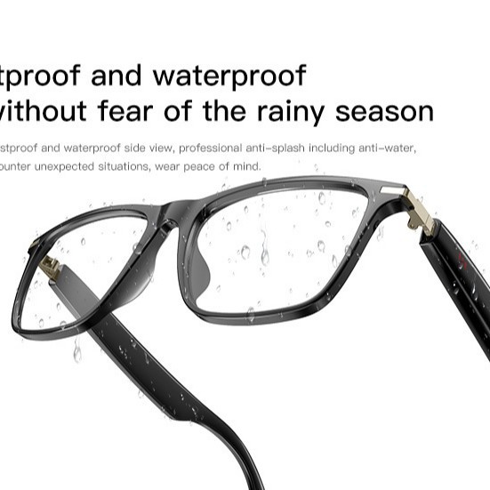 Transparent Smart Bluetooth Audio Sunglasses - Hands-Free Calls & Music Streaming Eyewear