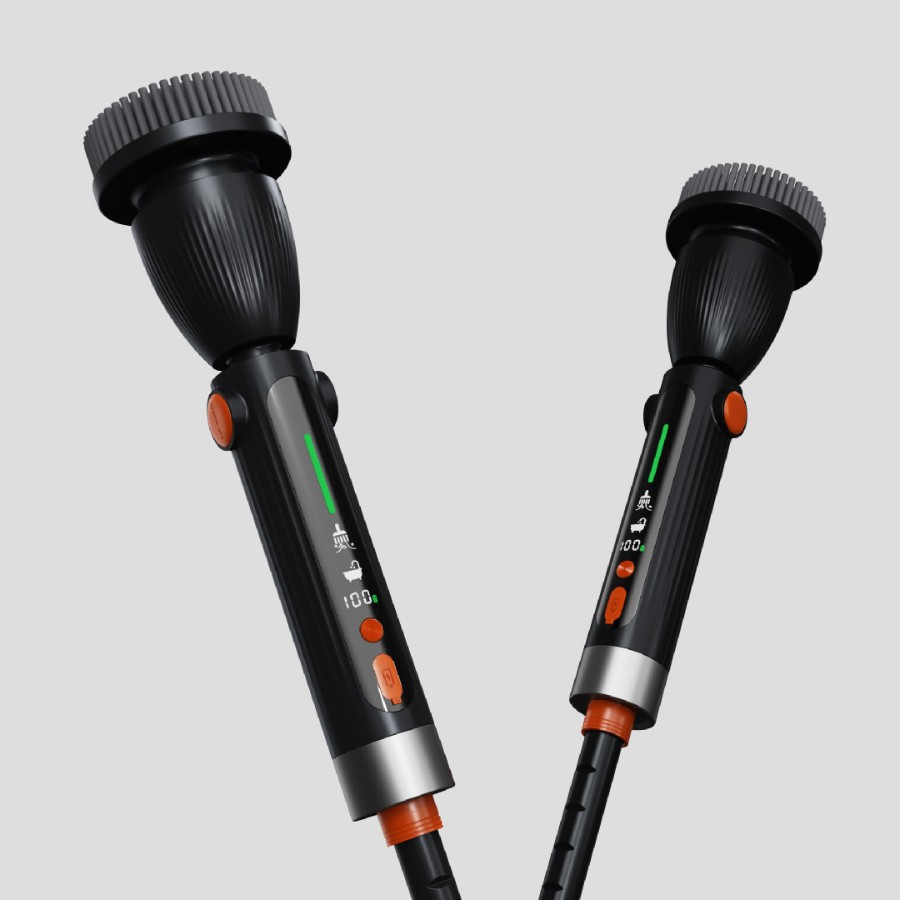 V888-ELOSUNG28527-202505131923-00 Black Powerful Torque Silent Extendable Smart-Sensing Electric Cleaning Brush - Image 1