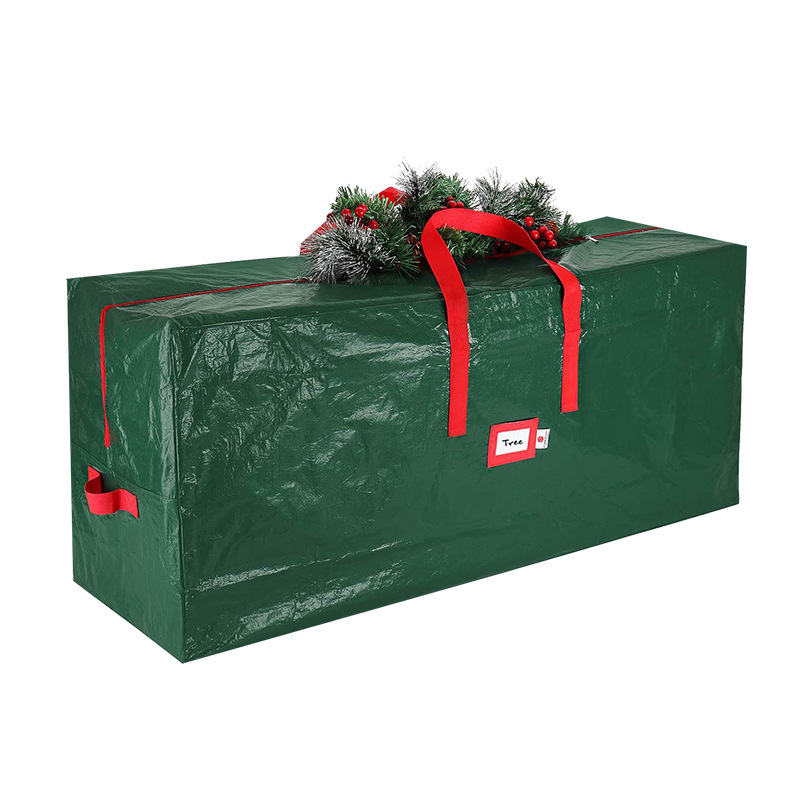 V888-ELOSUNG28542-202505131946-00 Green 135*34*68CM Durable Dustproof Christmas Tree Storage Bag - Image 1
