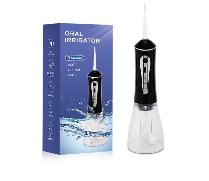 V888-ELOSUNG29145-202505231252-00 CharmHome Portable Oral Irrigator - 3 Modes, 140 PSI, IPX7 Waterproof(black) - Image 1