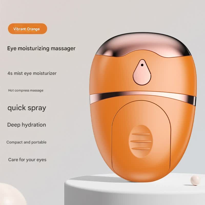V888-ELOSUNG29333-202505281107-00 Portable Nano Mist Eye Massager & Humidifier - USB-C, Hot Compress, Wrinkle Reduction & Deep Hydration(orange) - Image 1