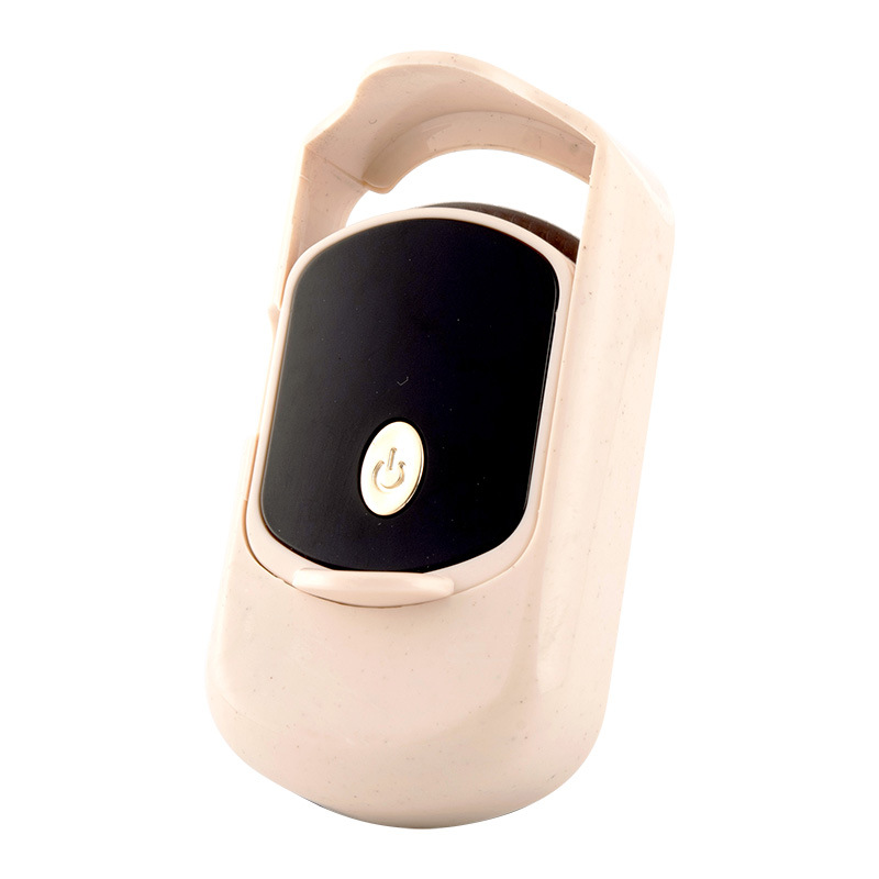 V888-ELOSUNG29368-202505301138-00 2pc Rechargeable Electric Heated Eyelash Curler - 55C Constant Temperature, LED Display, Gentle Curling(Beige) - Image 1