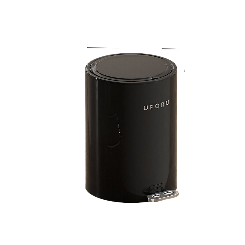 V888-ELOSUNG311-202244-00 Black circular garbage bin 15L 23.8cm * 33.5cm - Image 1