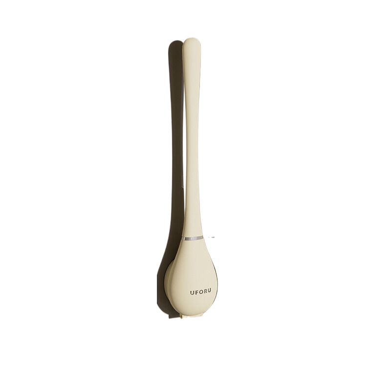 V888-ELOSUNG330-202234-00 Cream white baseball-shaped toilet brush 8cm * 42.5cm - Image 1