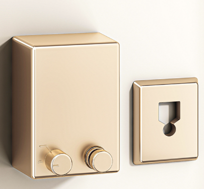 V888-ELOSUNG33160-202506051740-00 Gold Retractable Stainless Steel Clothesline - 4.2m Indoor and Outdoor Drying Solution - Image 1