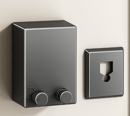 V888-ELOSUNG33162-202506051740-00 Black Retractable Stainless Steel Clothesline - 4.2m Indoor and Outdoor Drying Solution - Image 1