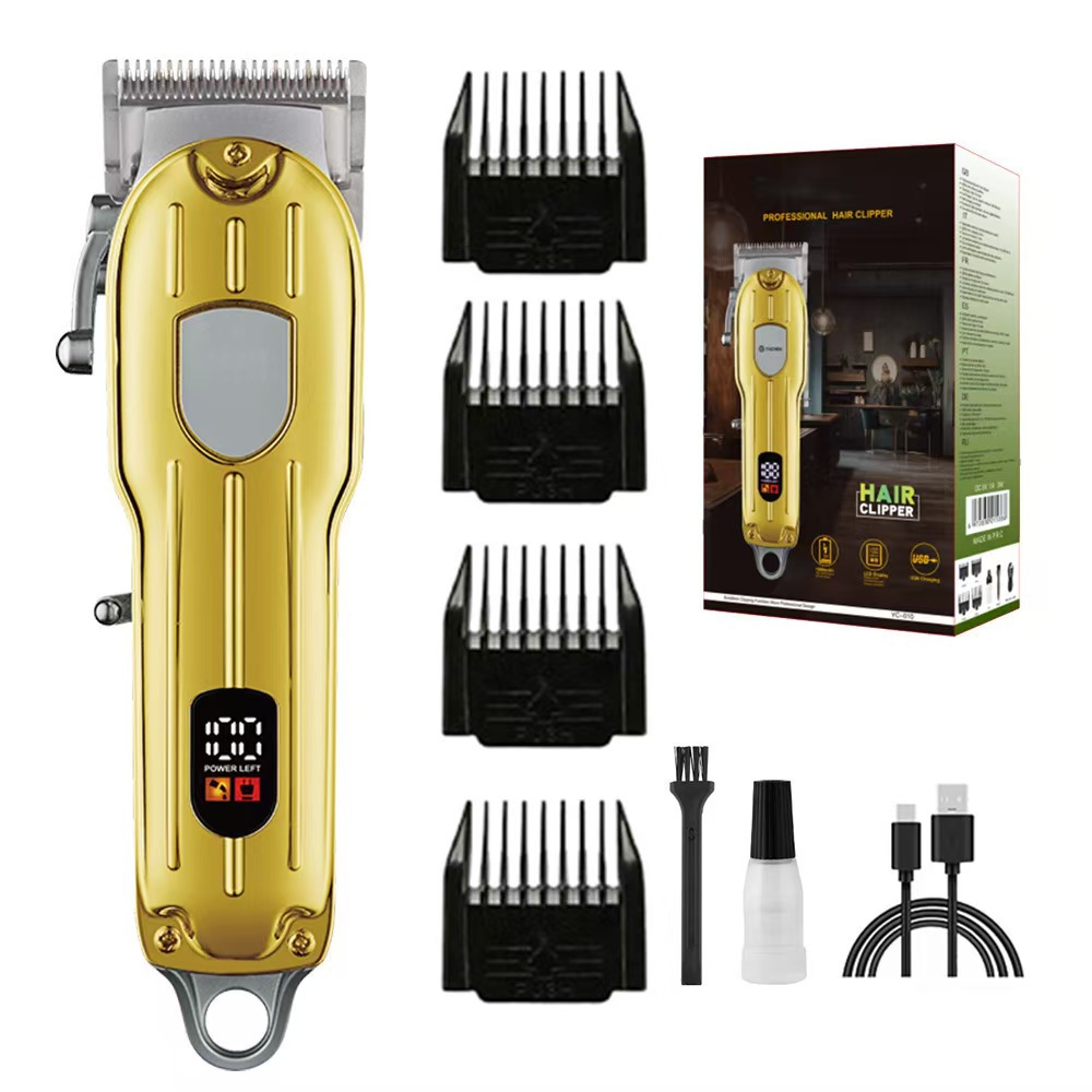 V888-ELOSUNG33330-202506191315-00 Gold Professional Electric Hair Clipper - Advanced Barber Trimmer - Image 1