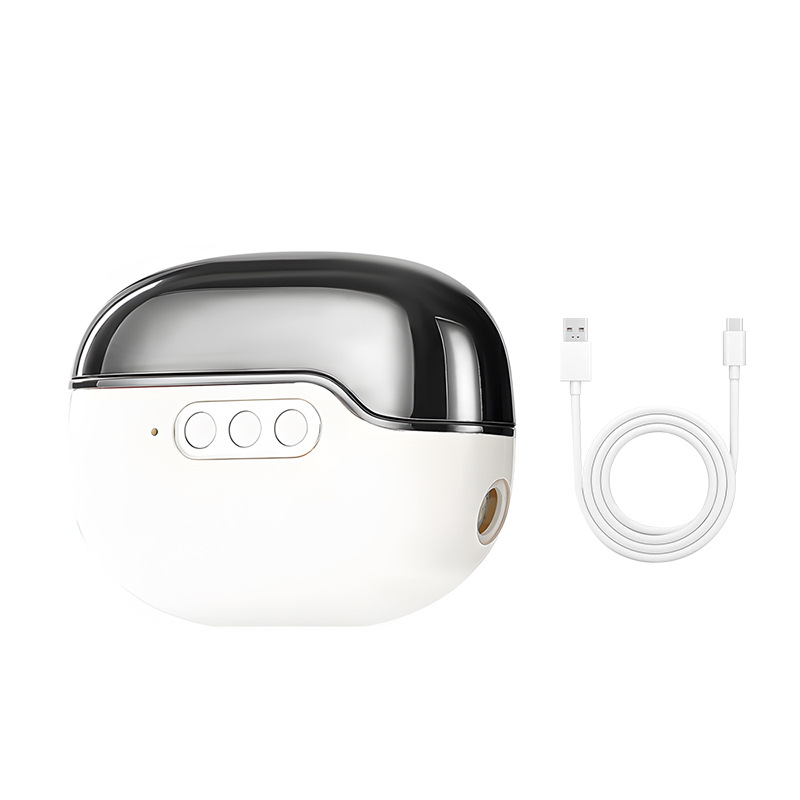 V888-ELOSUNG35015-202506191032-00 4-in-1 Electric Nail Care Device - Clipper, Grinder, Polisher & UV Sterilizer with Multiple Modes(white) - Image 1