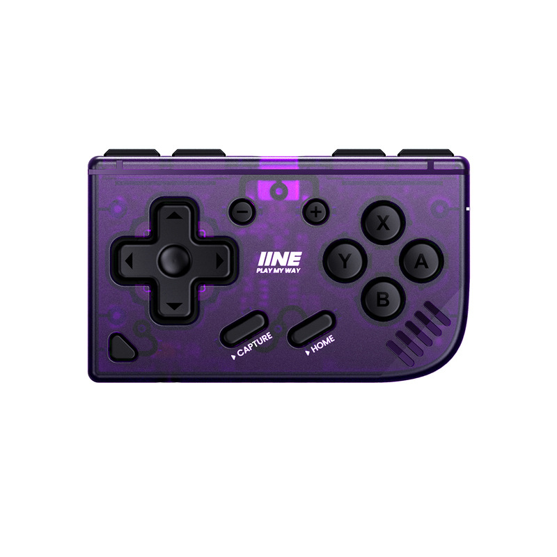 V888-ELOSUNG35056-202506191117-00 Mini Retro Pocket Game Controller - Multi-Platform Wireless Gamepad for Switch/PC/Android/iOS(purple) - Image 1