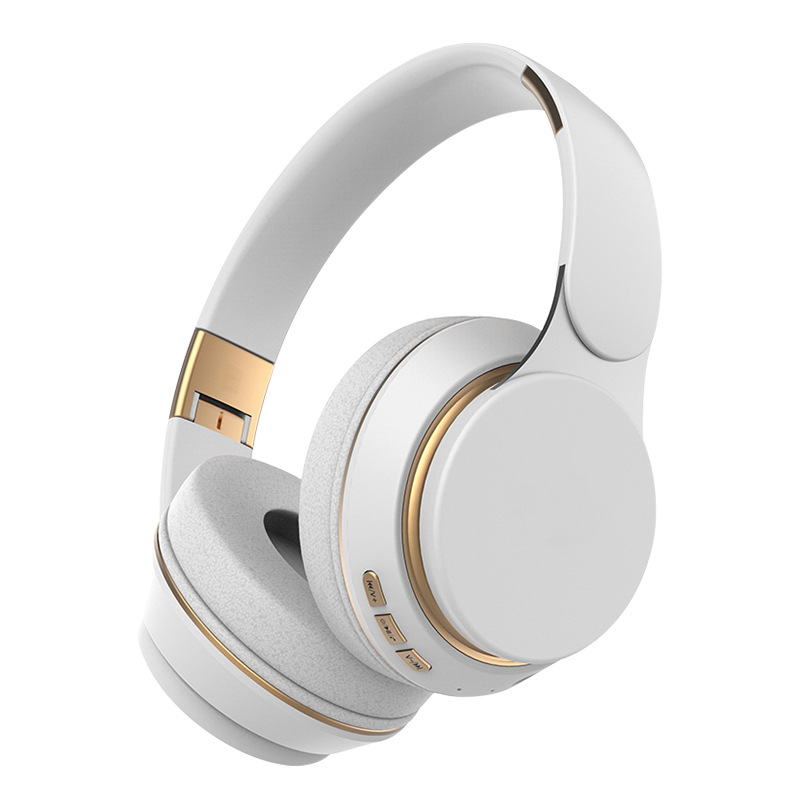 V888-ELOSUNG35153-202506241028-00 Wireless Bluetooth 5.0 Over-Ear Headphones - HIFI Deep Bass, Foldable Design, 10Hr Playtime(white) - Image 1