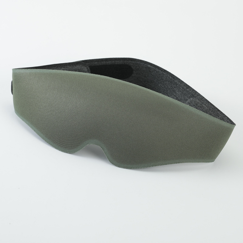 V888-ELOSUNG35479-202507021007-00 2pcs 3D Contour Blackout Sleep Mask - Ergonomic Eye Mask, Provides Total Darkness and Comfortable Sleep, Adjustable Strap(Military green) - Image 1
