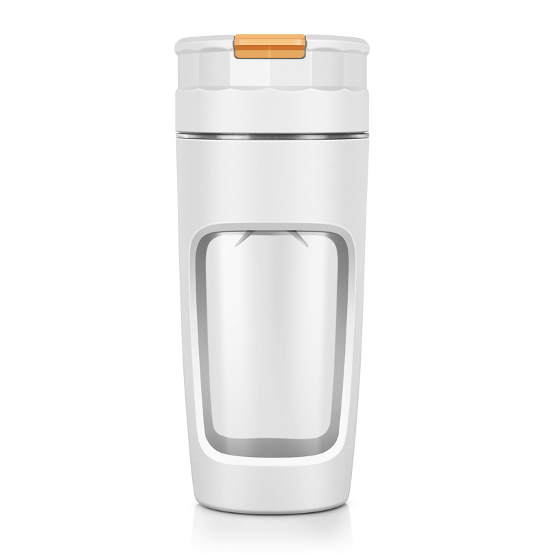 V888-ELOSUNG35569-202507041030-00 Large 600ML Portable Blender - USB-C Rechargeable Smoothie Maker with 4 Stainless Steel Blades(white) - Image 1