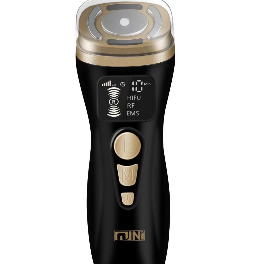 V888-ELOSUNG35596-202507041025-00 3-in-1 Facial Firming & Anti-Wrinkle Device with HIFU, RF & EMS Technology(black) - Image 1