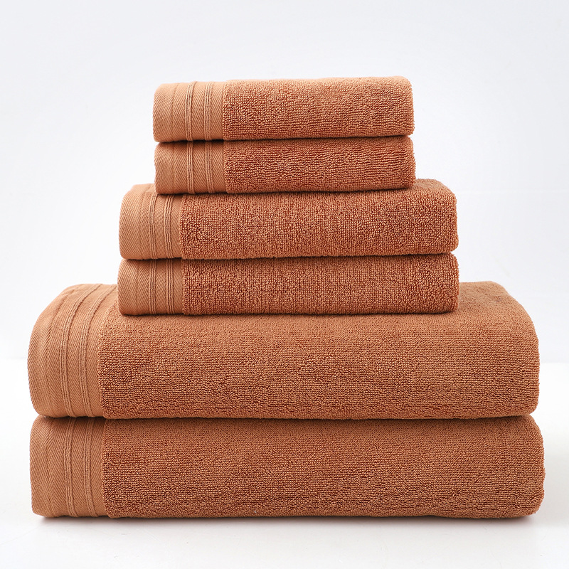 V888-ELOSUNG35598-202507041045-00 Luxury Combed Cotton Towel Collection - Highly Absorbent, Soft & Durable for Bath, Hand, and Face(Caramel) - Image 1