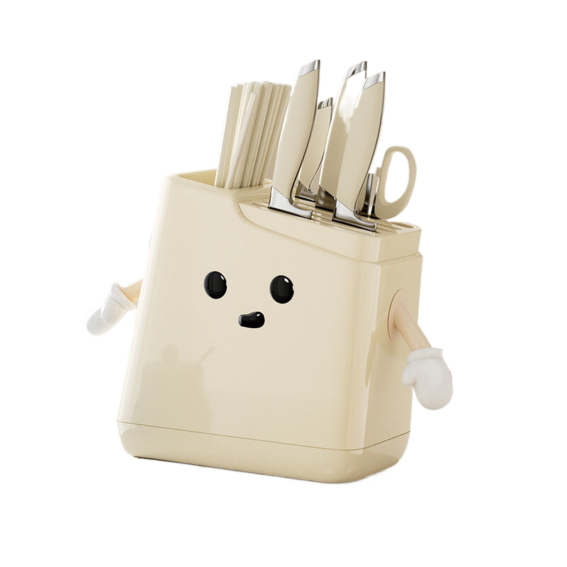 V888-ELOSUNG395-200111-00 8829 Trapezoidal knife holder + 2 hands + eyes (large size) - Image 1