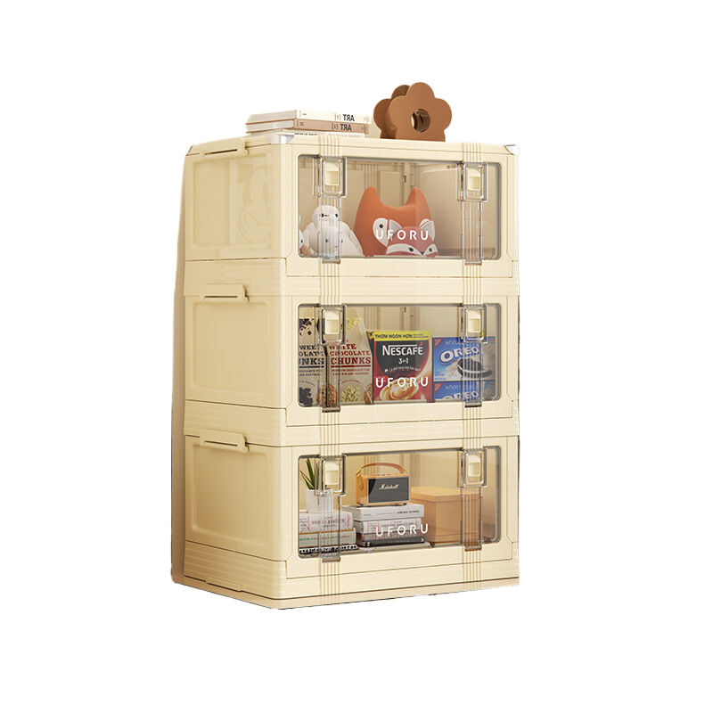 V888-ELOSUNG594-202018-00 Vintage Folding Storage Box Large 3 Layers - Image 1