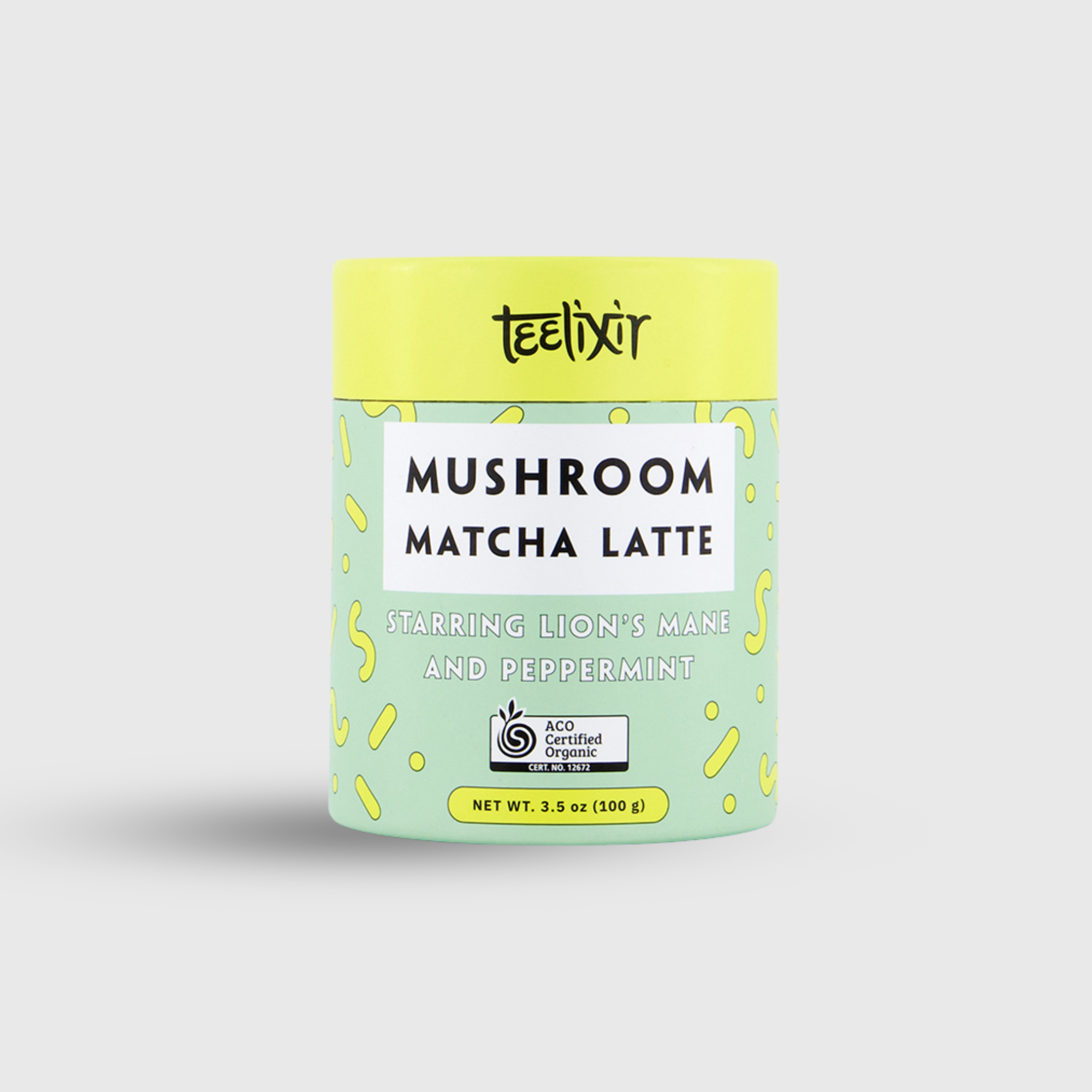 V903-MAT-500-202503270840-00 Teelixir Organic Mushroom Matcha Latte 500g - Image 1